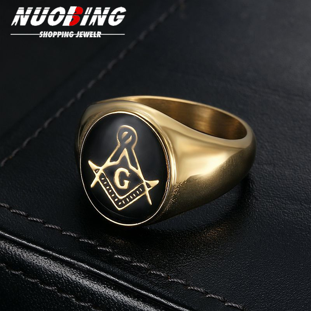 Vintage Fashion Rings - Men Vintage 316L Stainless Steel Rotundity