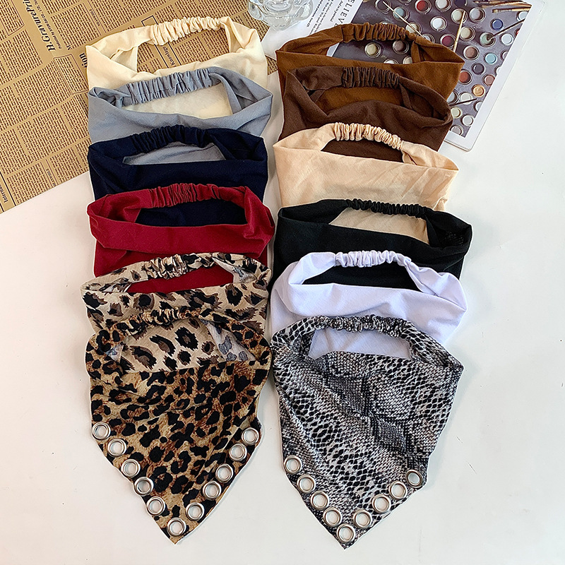 Vintage Fashion Rings - Y2K Vintage Leopard Print Triangle Head