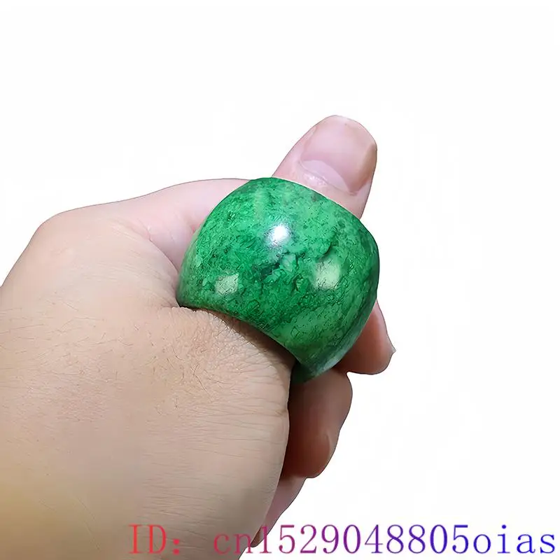 22mm Green Real Jade Rings for - Vintage Fashion Rings recension och pris
