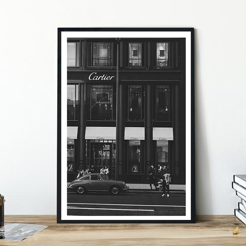 European Street Canvas Paintin - Vintage Vogue Fashion Poster recension och pris