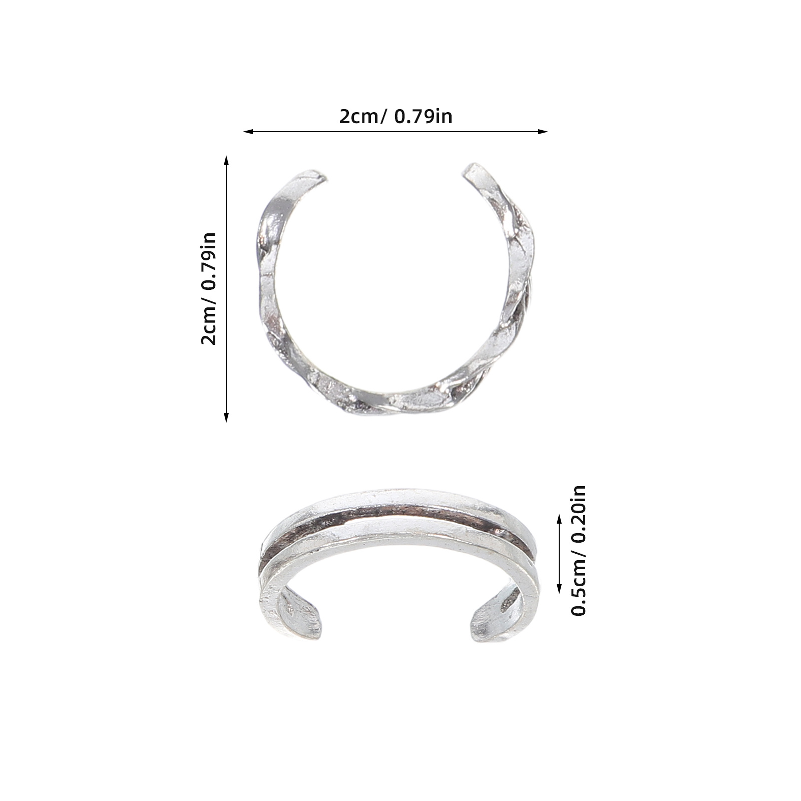 12Pcs Adjustable Vintage Fashi - Vintage Fashion Rings recension och pris