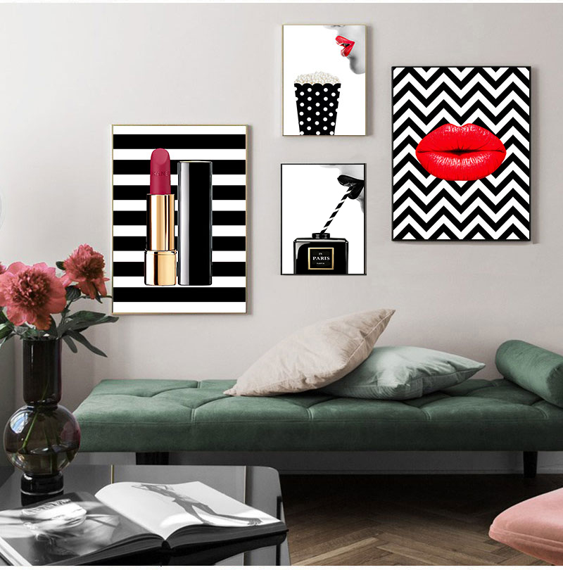 Posters Prints Vintage Canvas  - Vintage Vogue Fashion Poster recension och pris