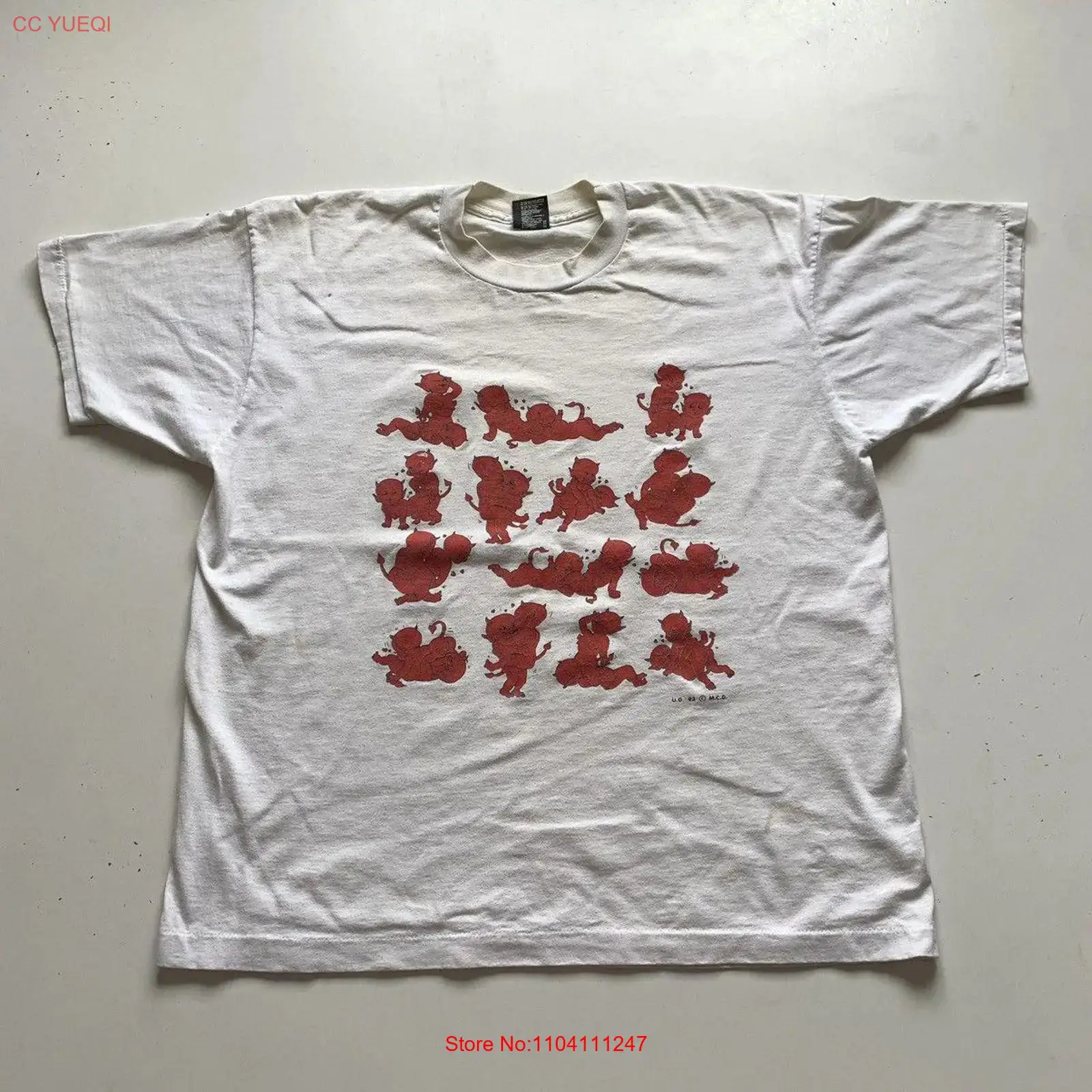 Vintage 1990s Devil Sex Funny  - Vintage Fashion Victim Shirt recension och pris