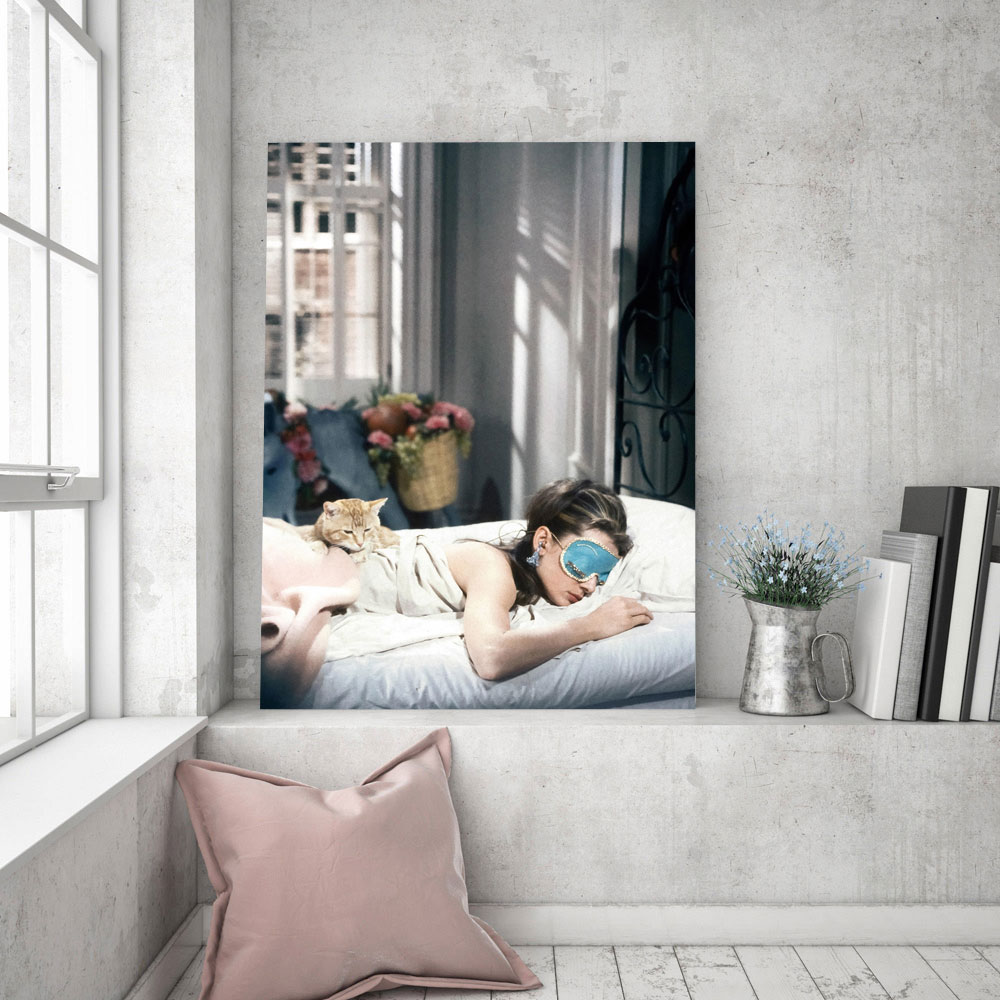 Audrey Hepburn Breakfast Poste - Vintage Vogue Fashion Poster recension och pris