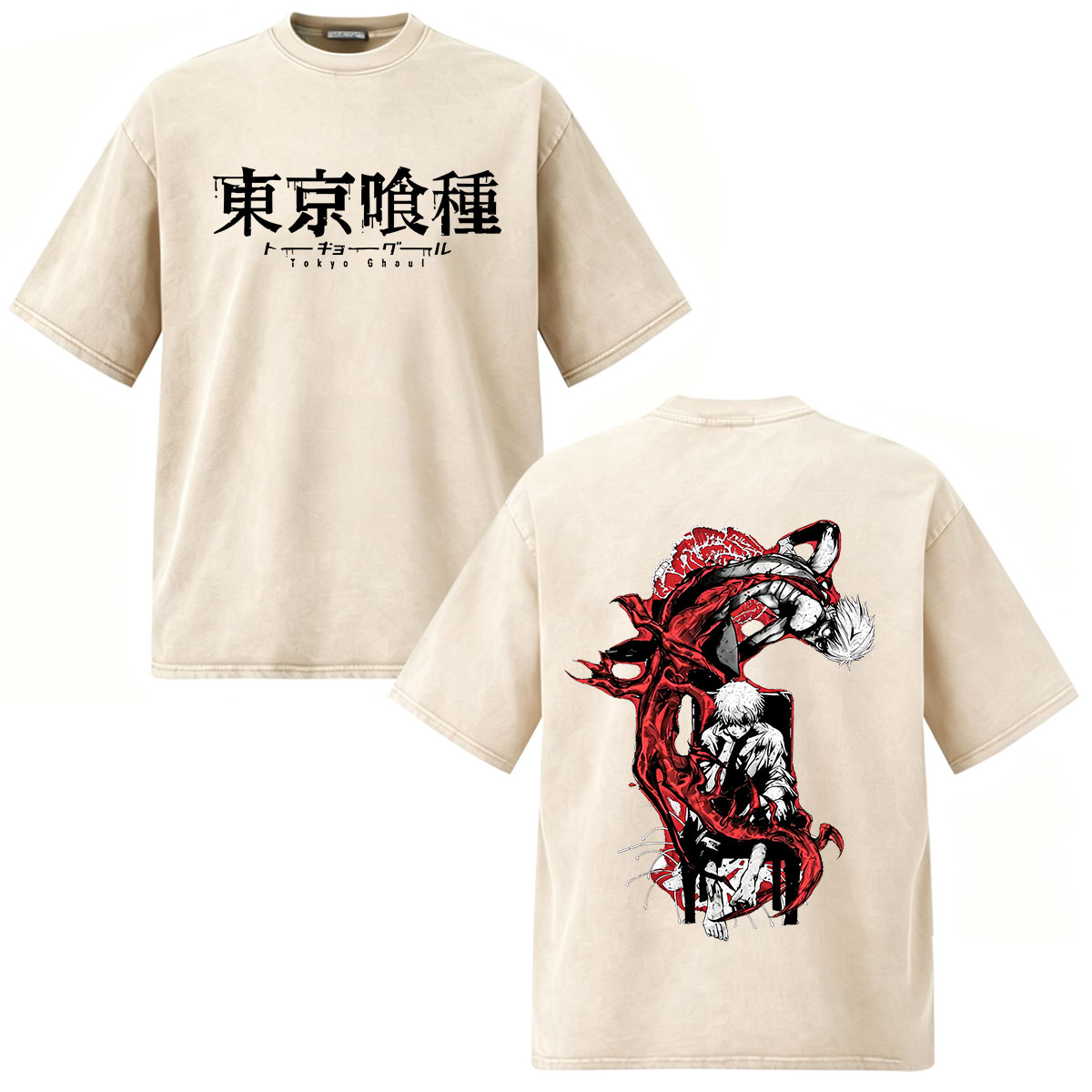 Anime Tokyo Ghoul Ken Kaneki T - Vintage Ken Fashion recension och pris