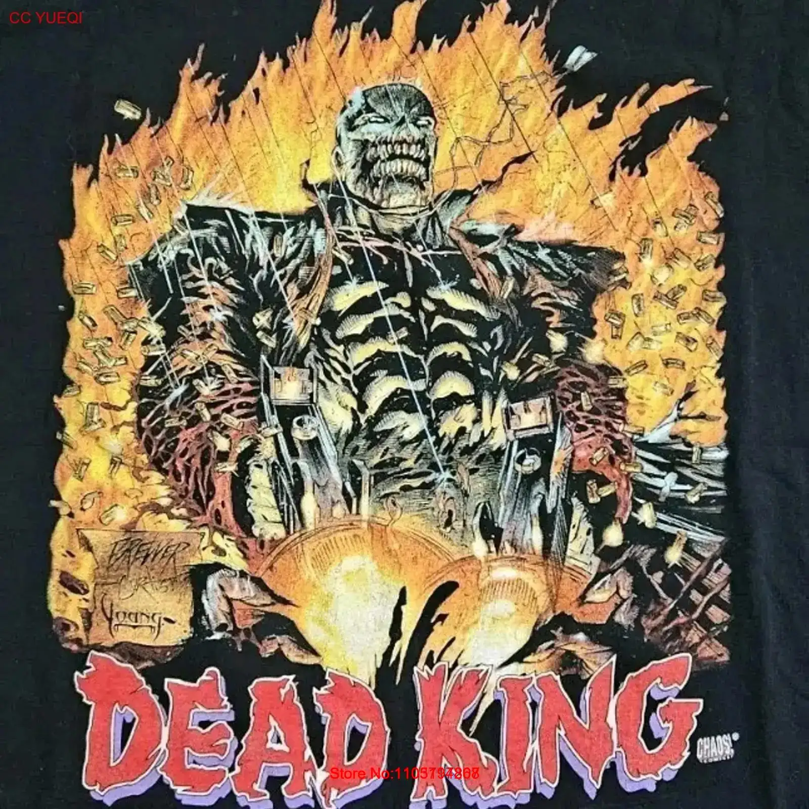 Vintage 90s Choas Comics Dead  - Vintage Fashion Victim Shirt recension och pris