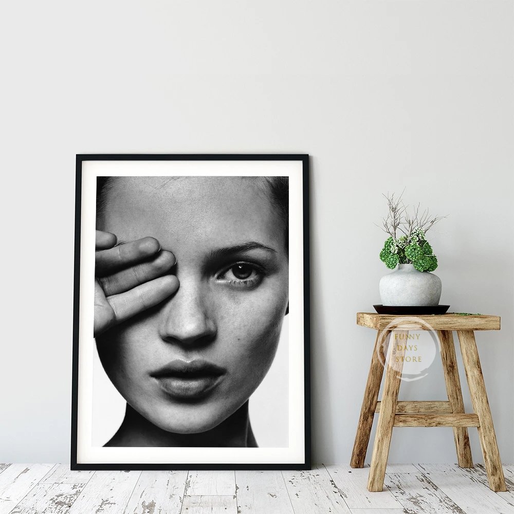 Vintage Sexy Supermodel Kate M - Vintage Vogue Fashion Poster recension och pris