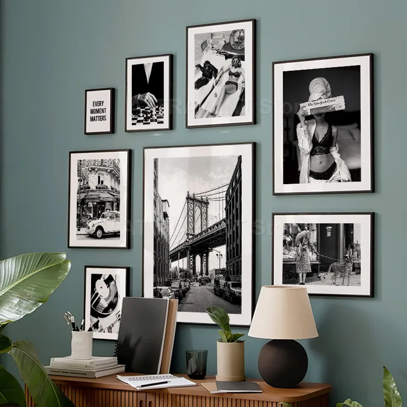 Black and White Vintage Wall A - Vintage Vogue Fashion Poster recension och pris
