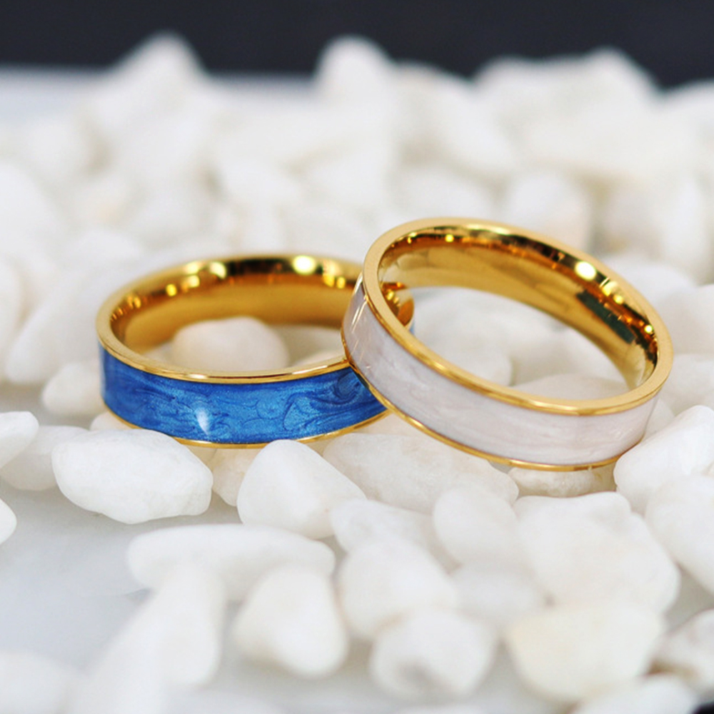 New Vintage Colorful Drip Whit - Vintage Fashion Rings recension och pris