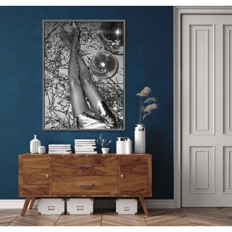 Stylish Fashion Black and Whit - Vintage Vogue Fashion Poster recension och pris