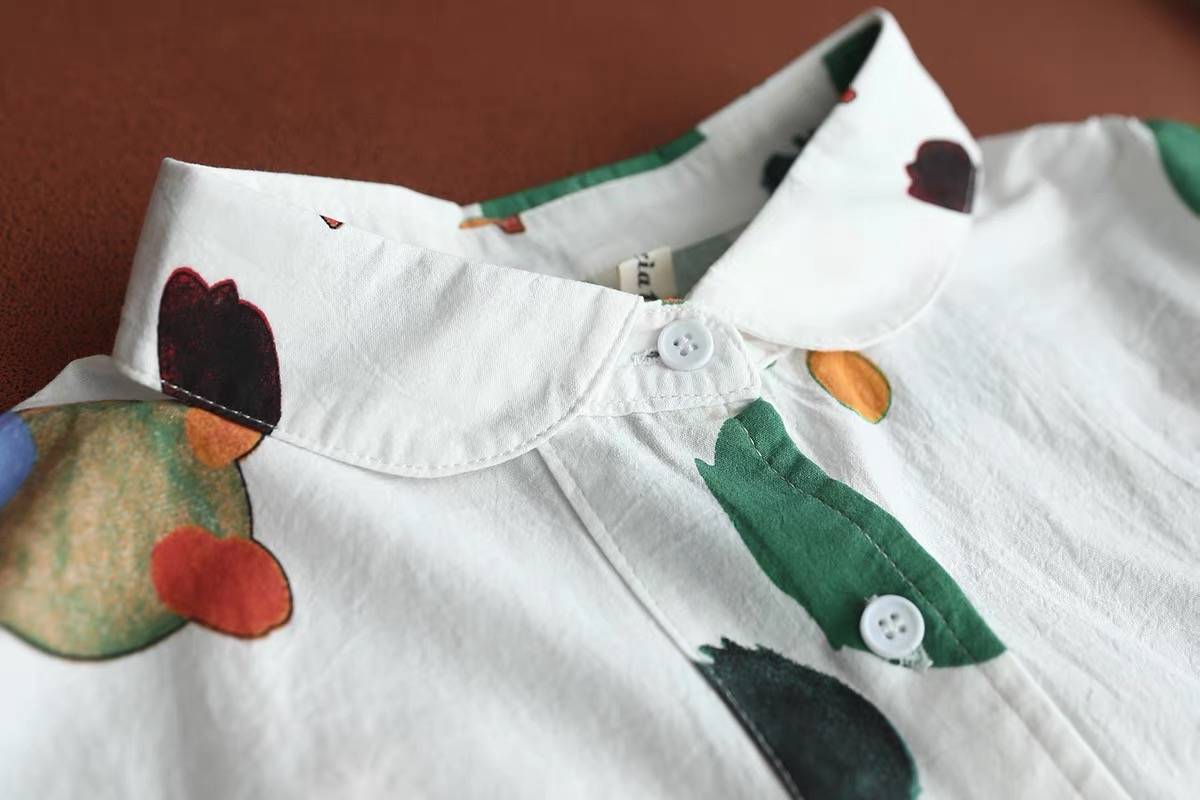 Women Abstract Watercolor Prin - Vintage Fashion Japan recension och pris