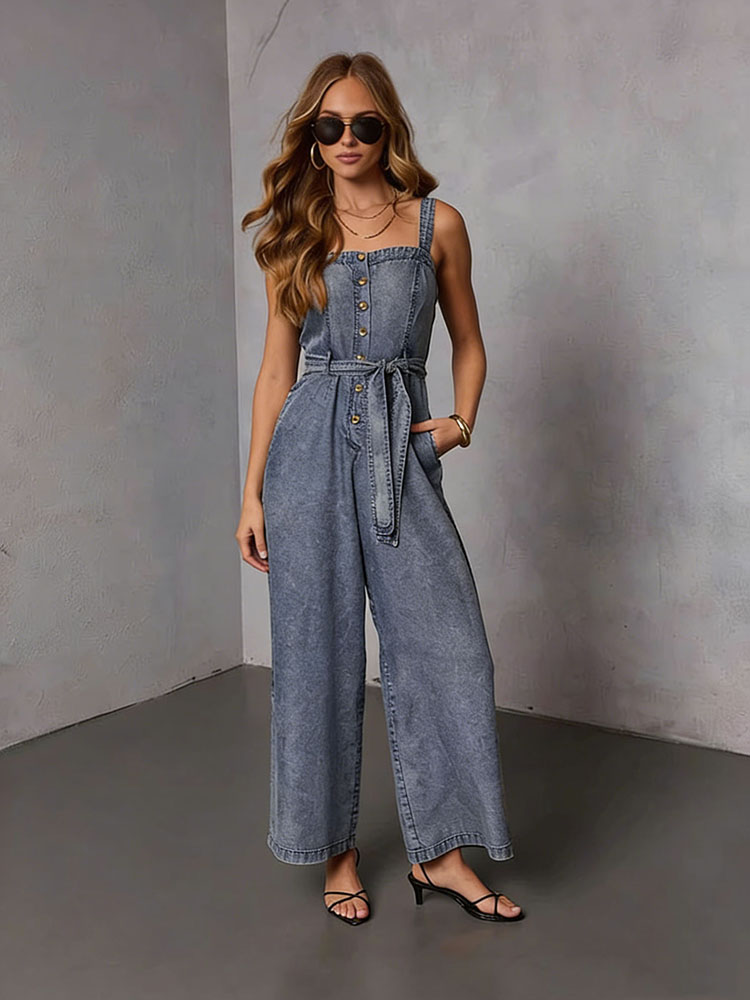 Summer Vintage Women Denim Jum - Vintage Fashion Jeans recension och pris
