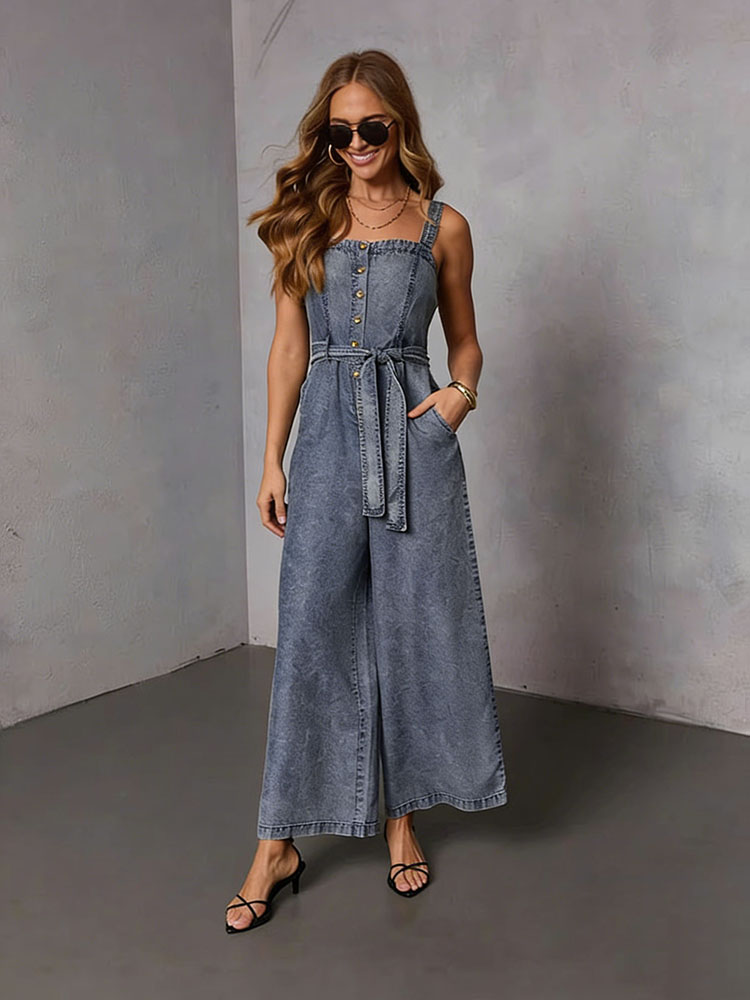 Summer Vintage Women Denim Jum - Vintage Fashion Jeans recension och pris