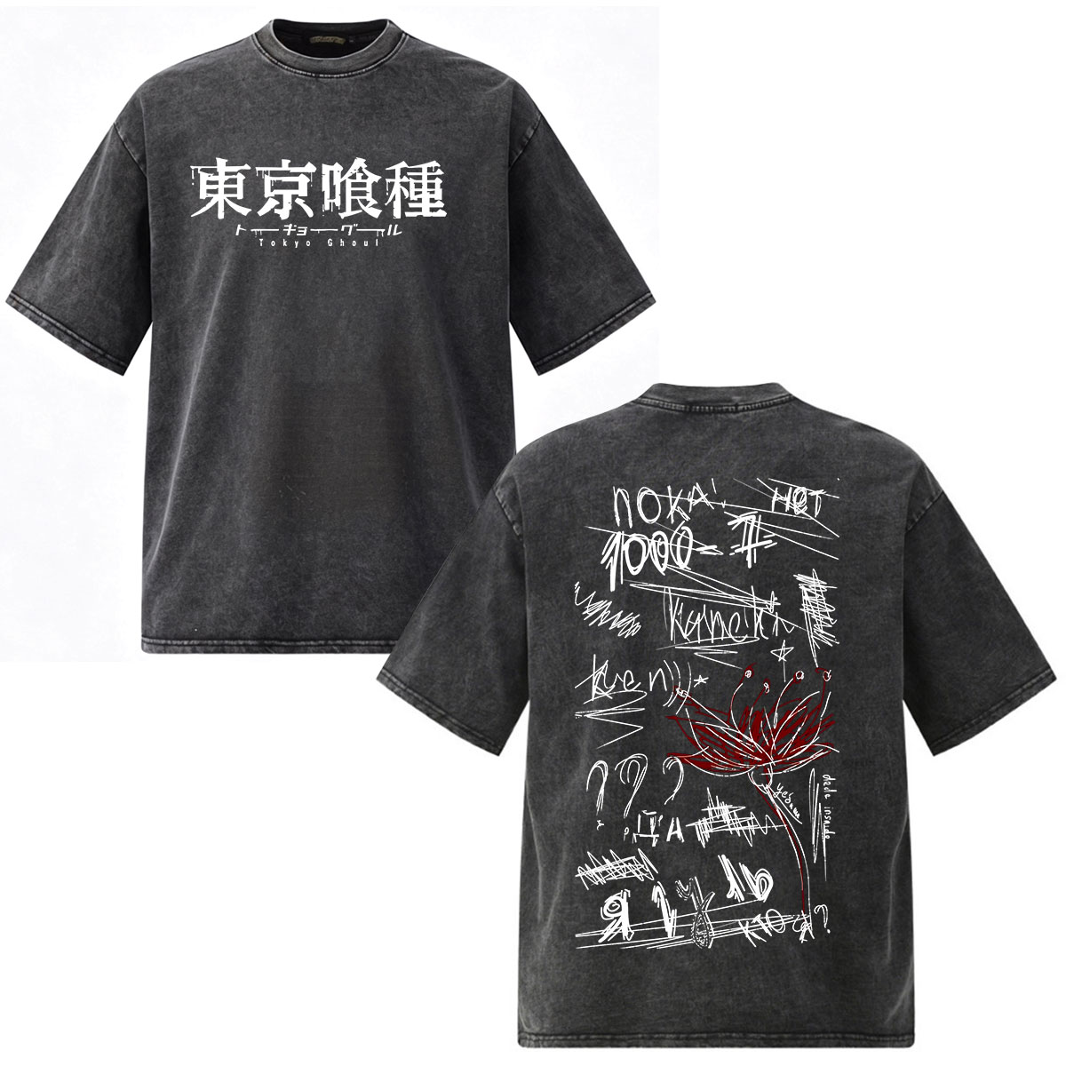 Vintage Washed Anime Tokyo Gho - Vintage Ken Fashion recension och pris