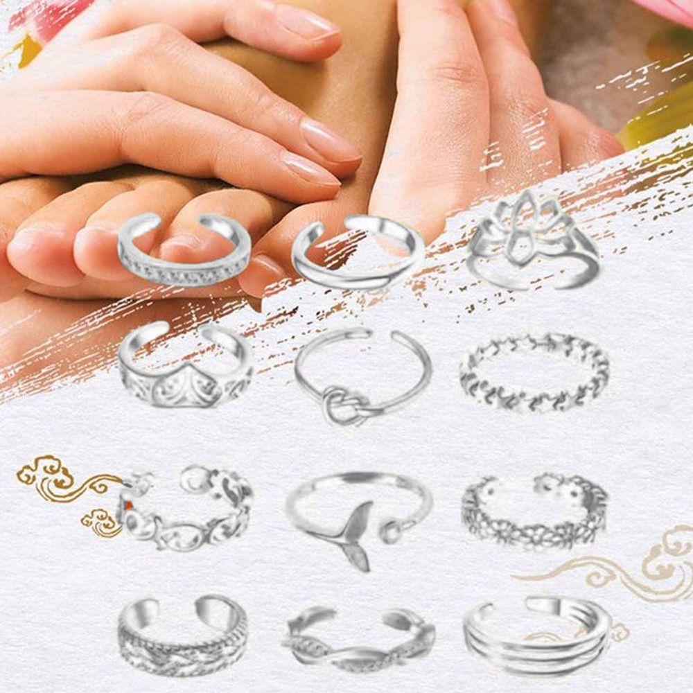 Alloy Beach Foot Accessories L - Vintage Fashion Rings recension och pris