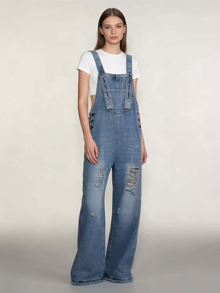 Fashion Retro Ripped Hole Deni - Vintage Fashion Jeans recension och pris