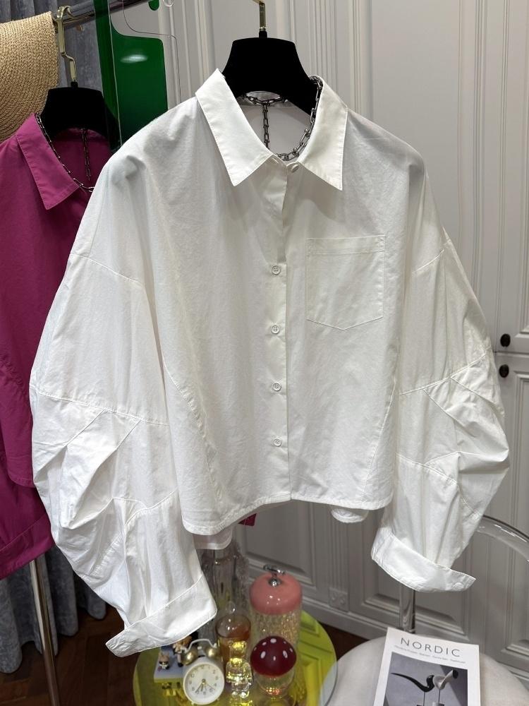 Single Breasted Women Shirts S - Vintage Fashion Japan recension och pris