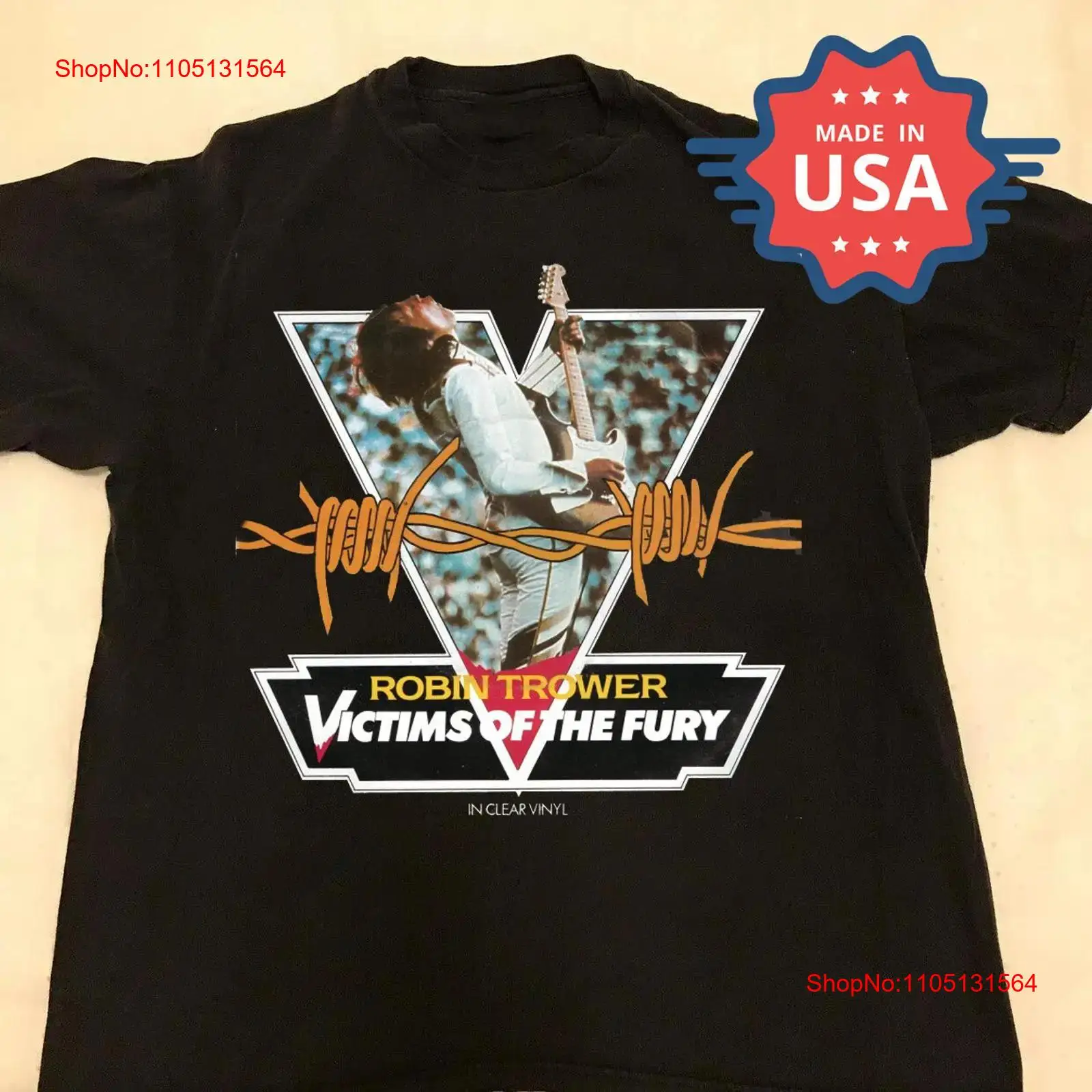 Robin Trower Victims Of The Fu - Vintage Fashion Victim Shirt recension och pris