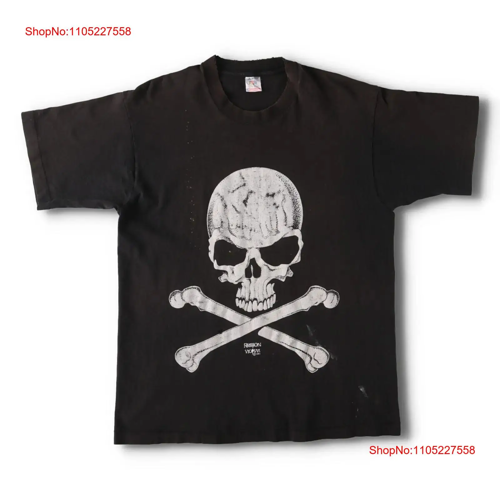 90'S Fruit of the Loom FASHION - Vintage Fashion Victim Shirt recension och pris