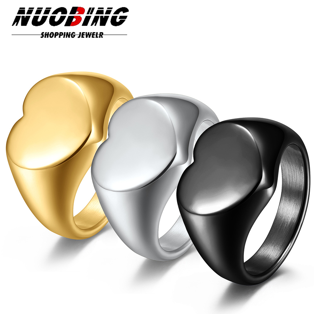 Customized Women Signet Ring C - Vintage Fashion Rings recension och pris