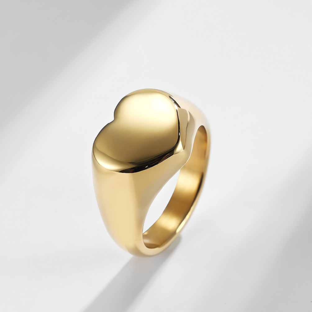 Customized Women Signet Ring C - Vintage Fashion Rings recension och pris